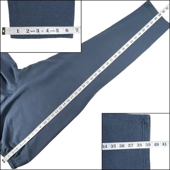 Jerzees Sweat Pants Joggers Blue 50% Cotton 50% Polyester - Picture 11 of 11